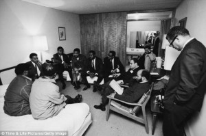 FINALLY REVEALED after 44 years: The haunting, rarely seen pictures captured on the night Martin Luther King was assassinated